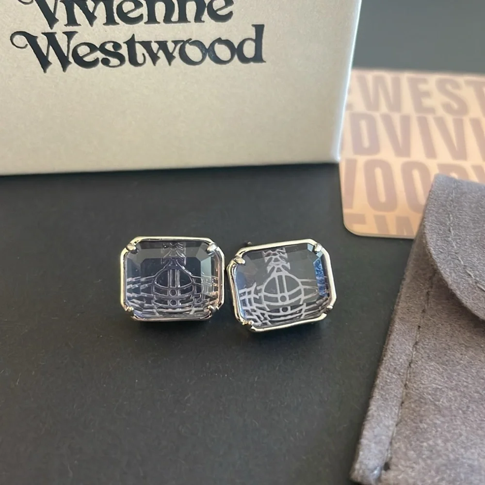 VIVIENNE WESTWOOD purple earrings